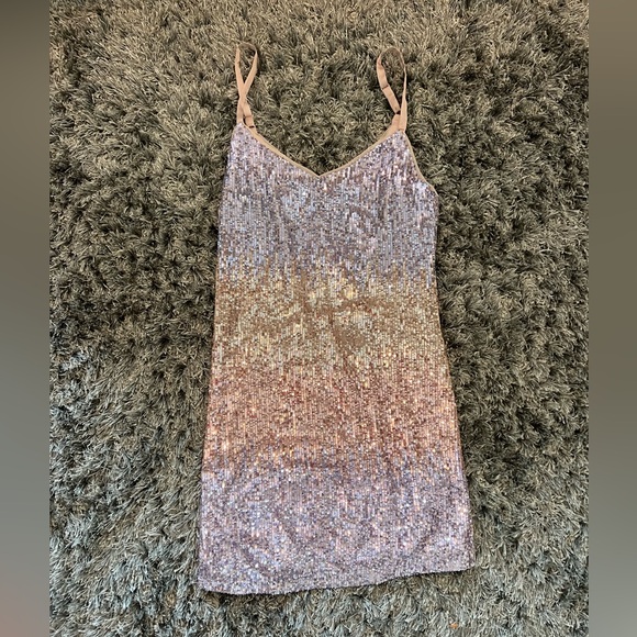 Skies Are Blue Dresses & Skirts - Skies are blue sequin mini dress